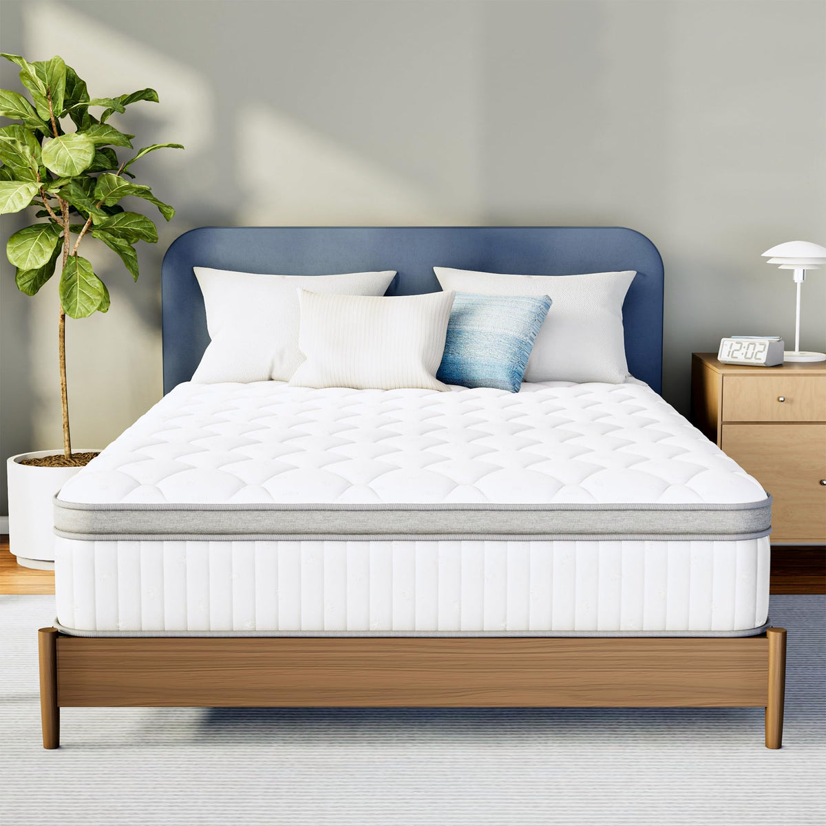Full Size 10 Inch Hybrid Pocket Spring Mattress I100403