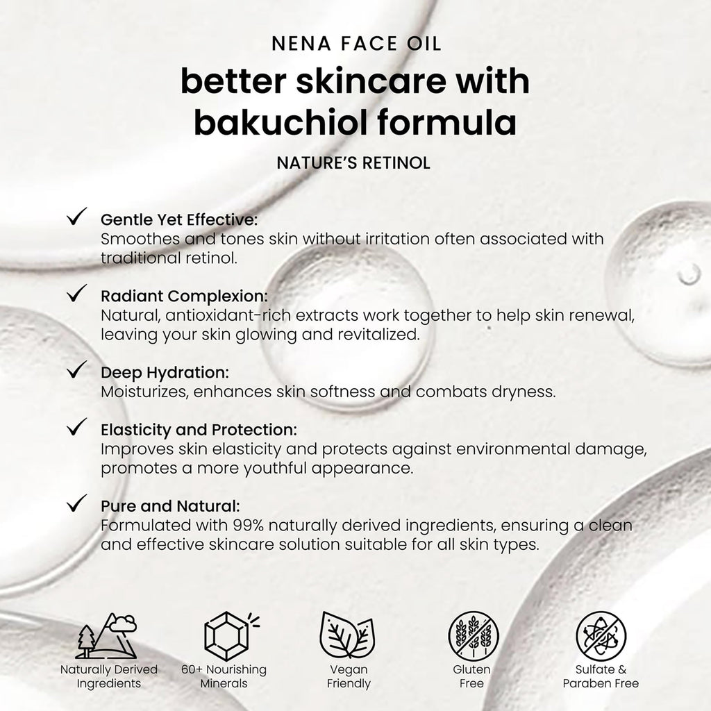 Bakuchiol and Vitamin E Face Oil 1 oz V853494