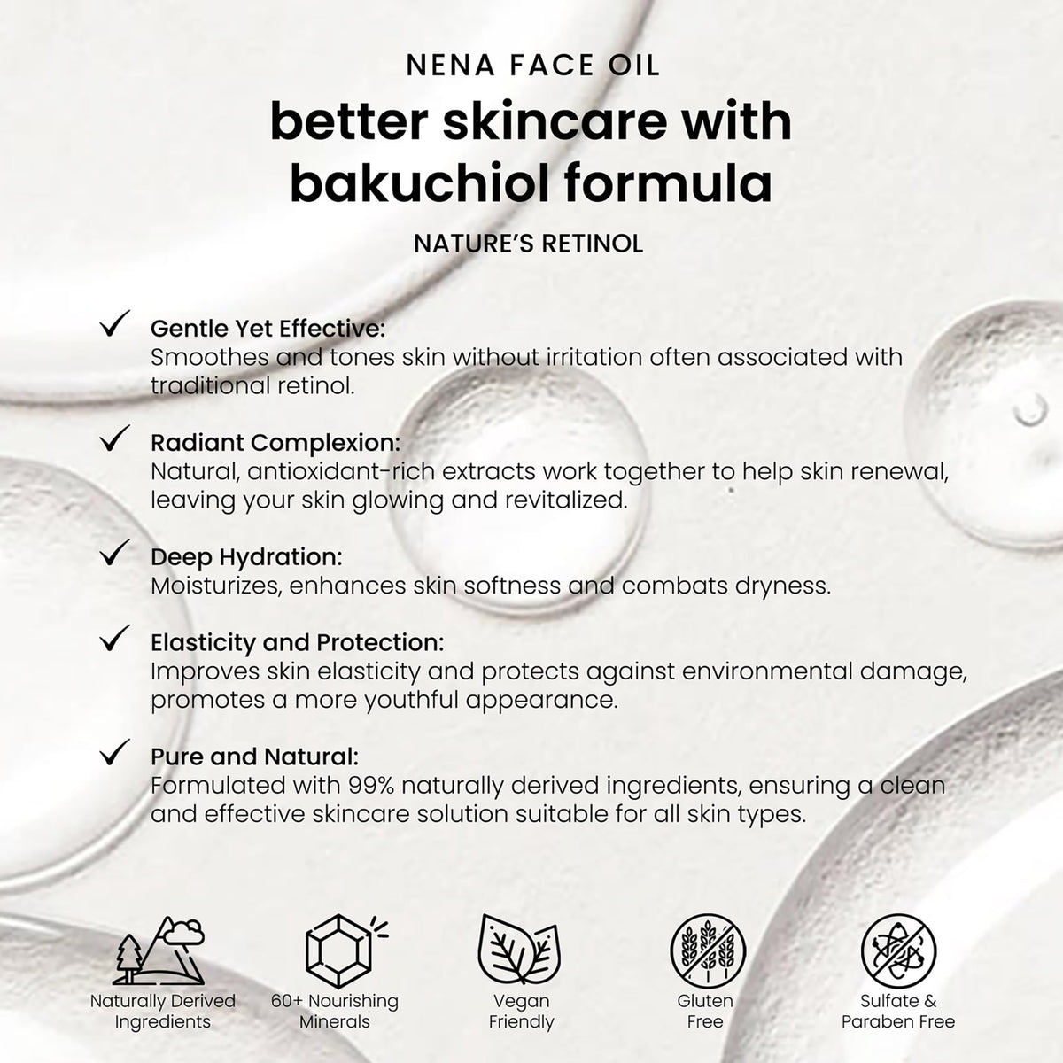Bakuchiol and Vitamin E Face Oil 1 oz V853494