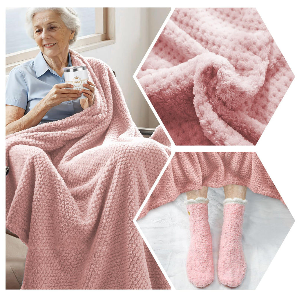 Spa Gift Basket with Blanket C168201