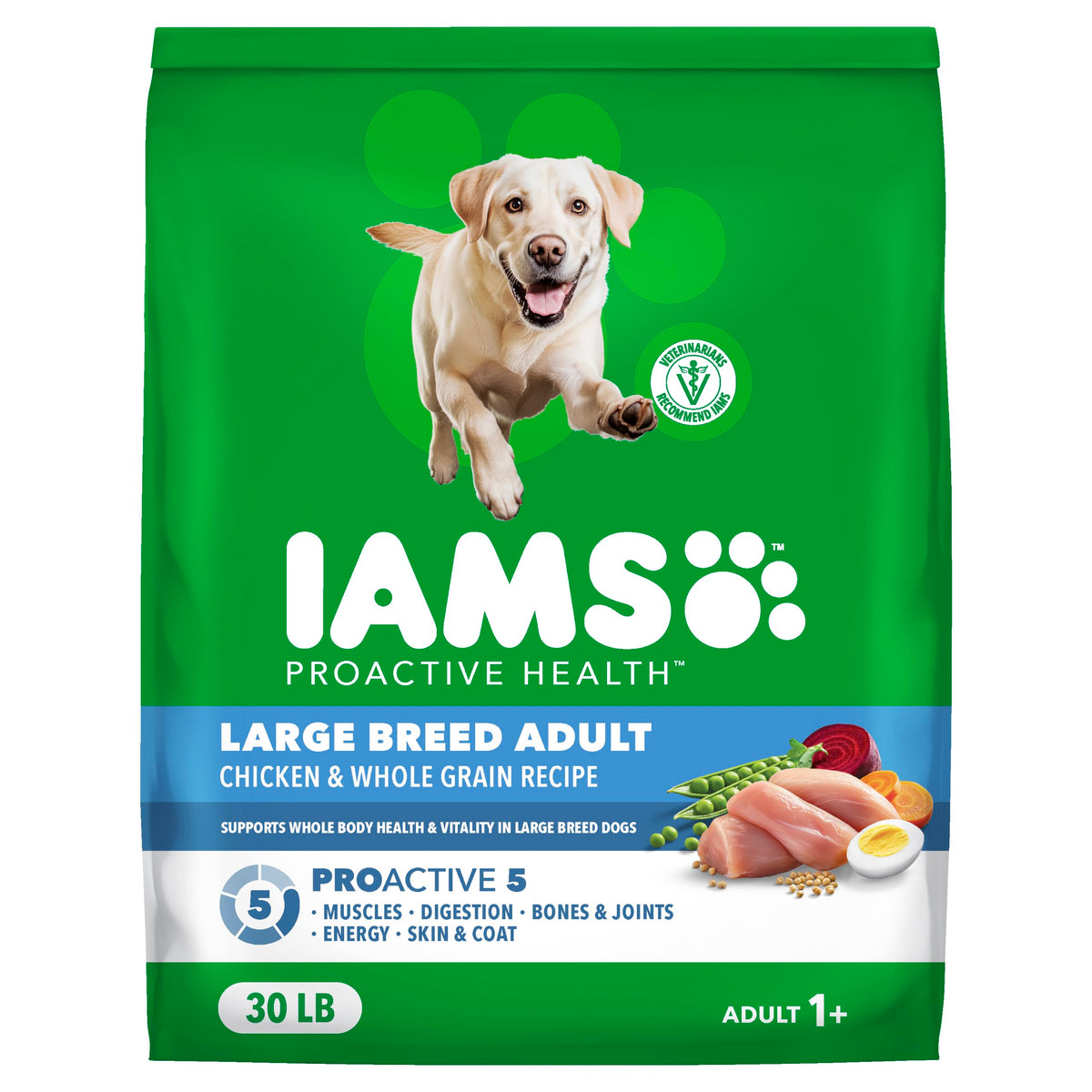 Large Breed Chicken Dry Dog Food 30 lb O785602