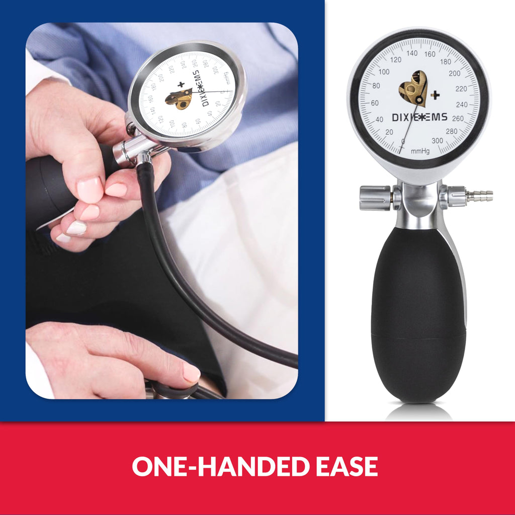 Black Aneroid Sphygmomanometer Blood Pressure Cuff A82026