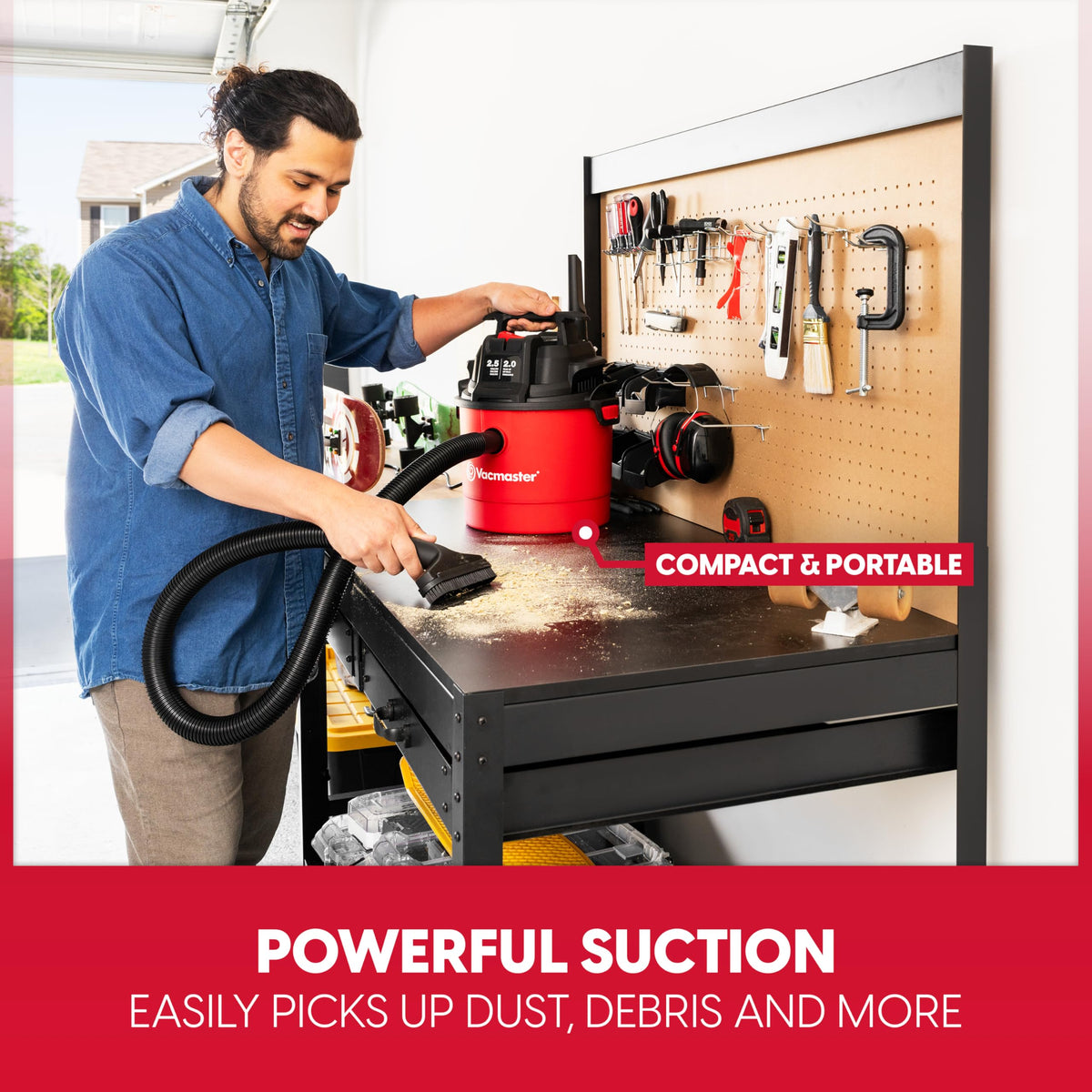 2.5-Gal Wall Mount Wet/Dry Vac G776344