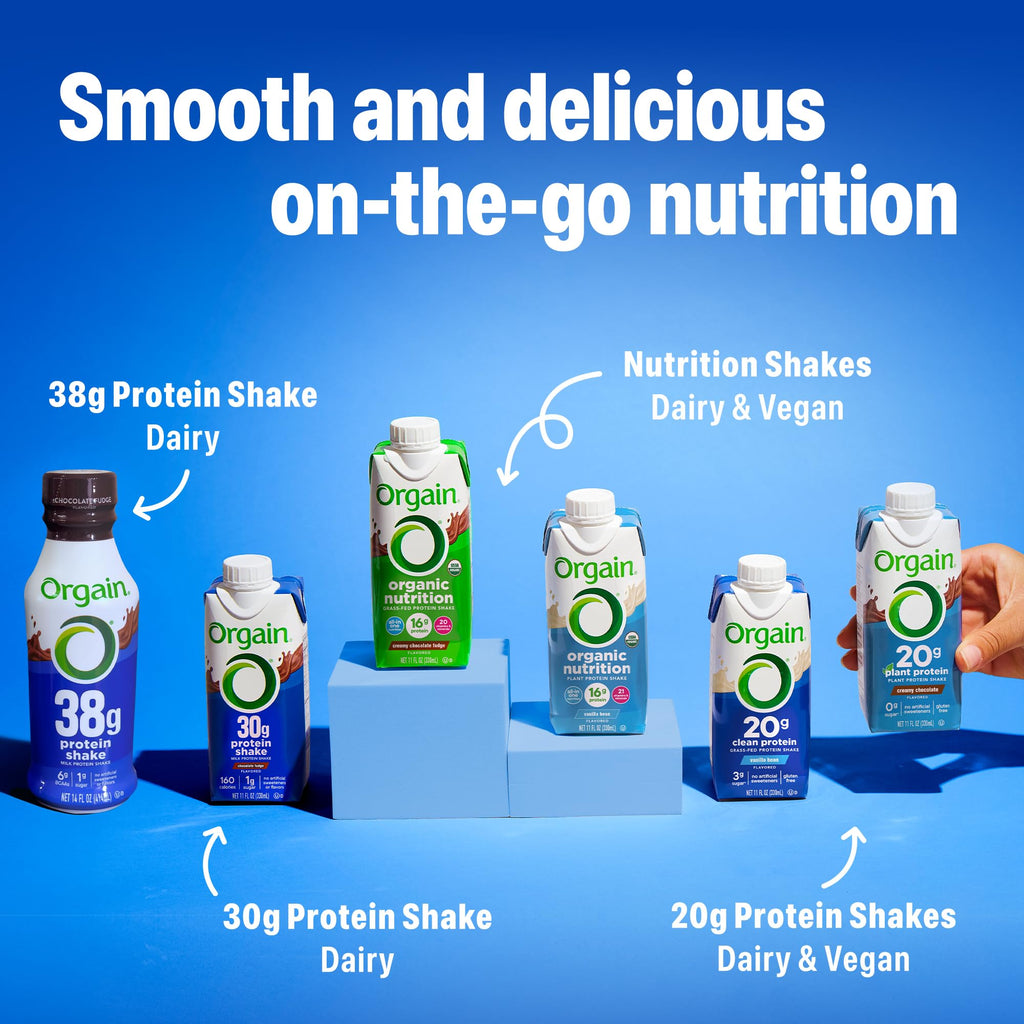 Chocolate 20g Vegan Protein Shake 11 oz 12pk X743884