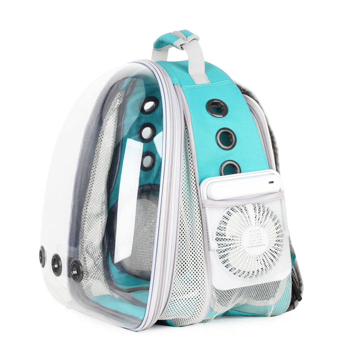 Expandable Cat Backpack with Mini Fan K717992