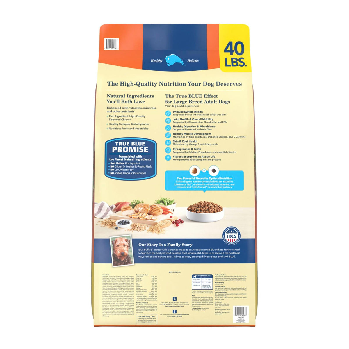 Chicken Large Adult Dog Food 40 lb N85154