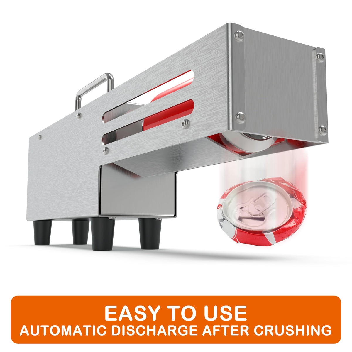 16 Oz/12 Oz Stainless Steel Electric Can Crusher P826084