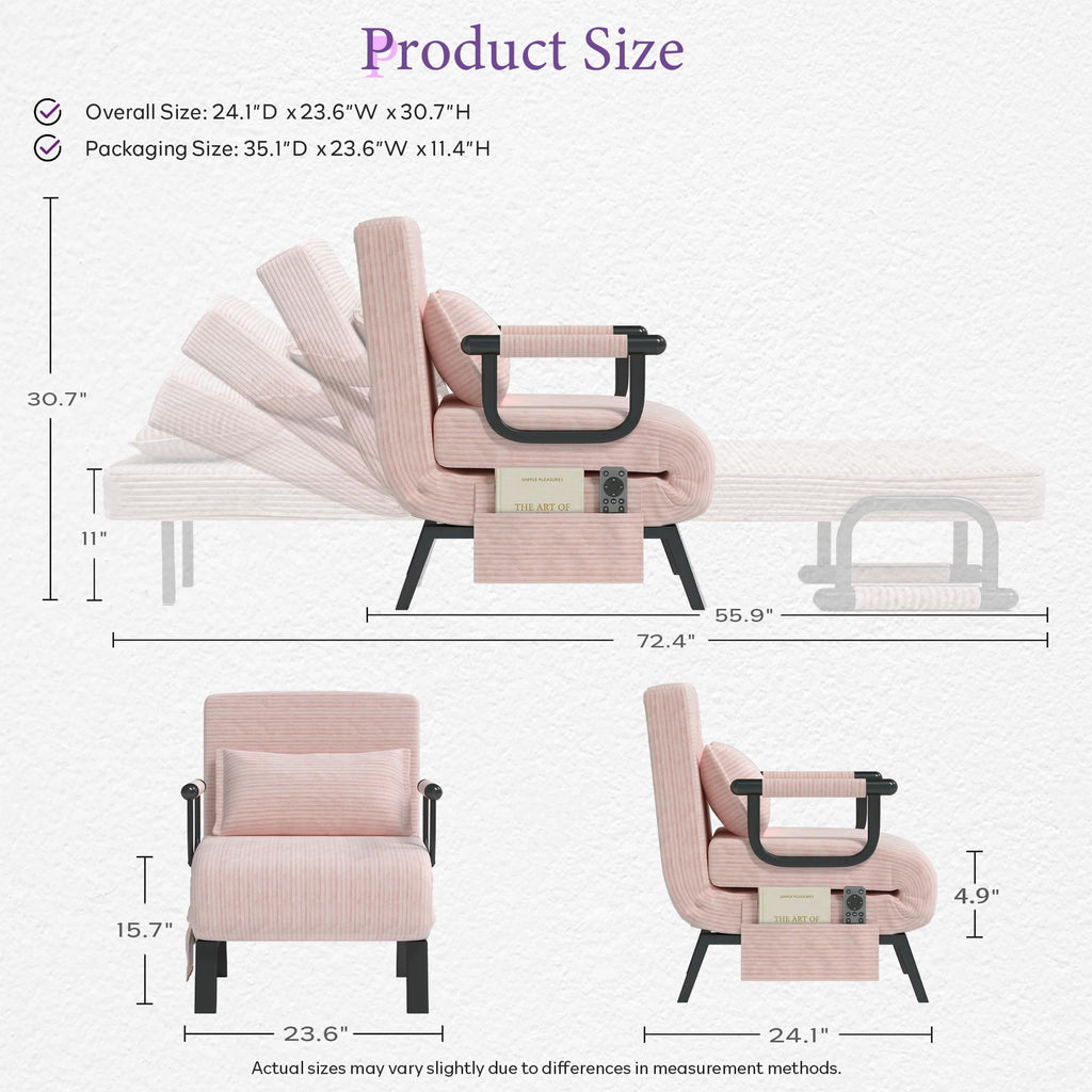 Folding Sleeper Chair F52841