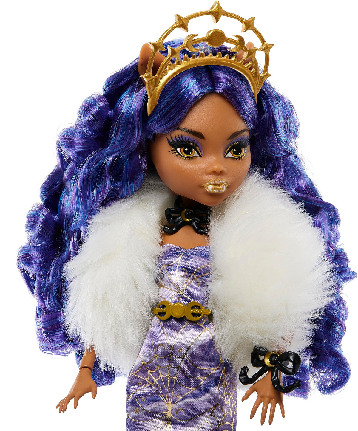 Winter Edition Doll in ICY Lavender Gown with Furry Boa & Accessories D448305