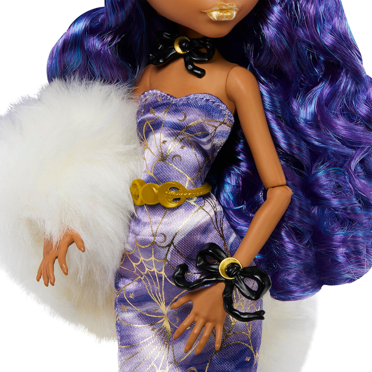 Winter Edition Doll in ICY Lavender Gown with Furry Boa & Accessories D448305