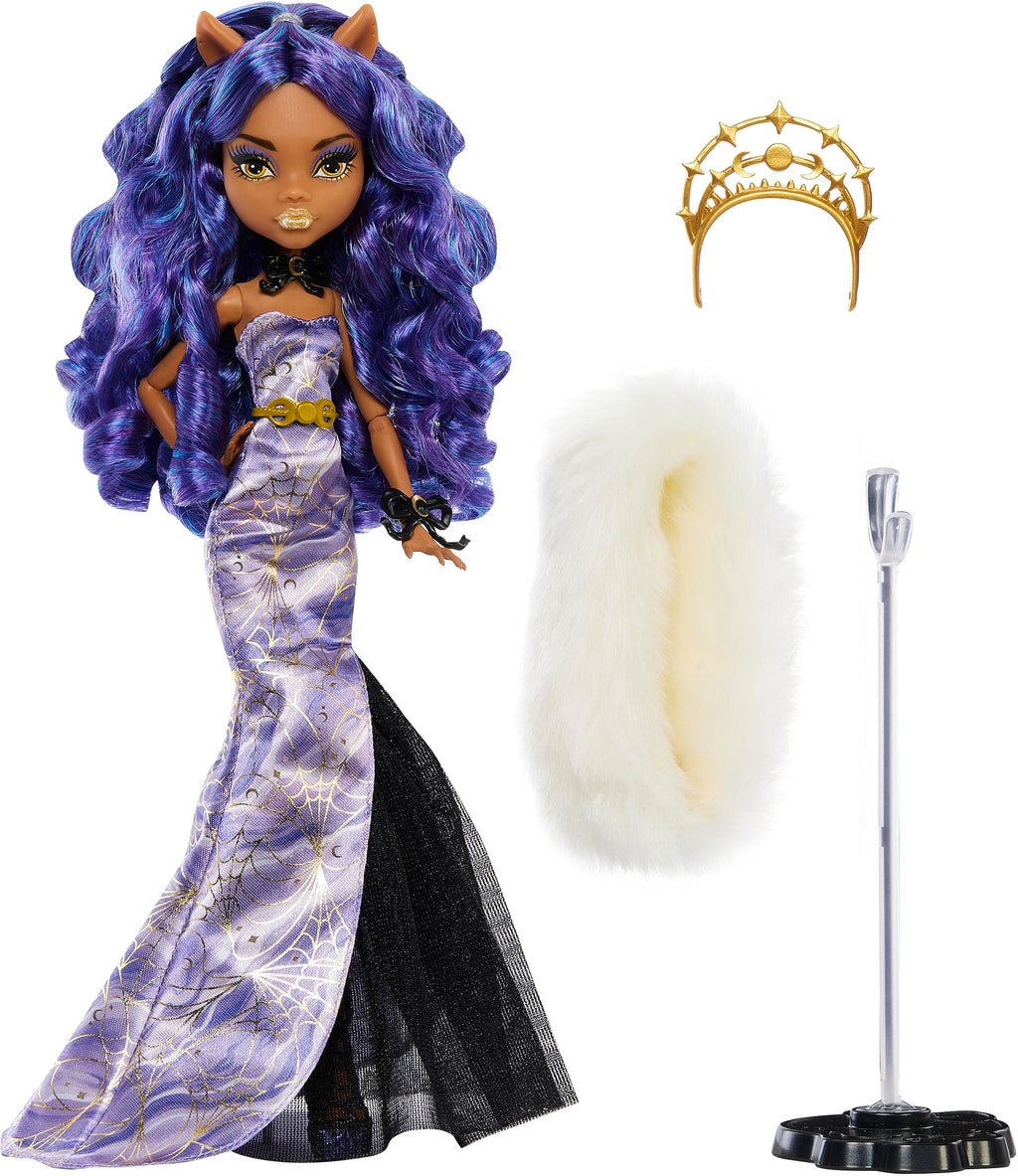Winter Edition Doll in ICY Lavender Gown with Furry Boa & Accessories D448305