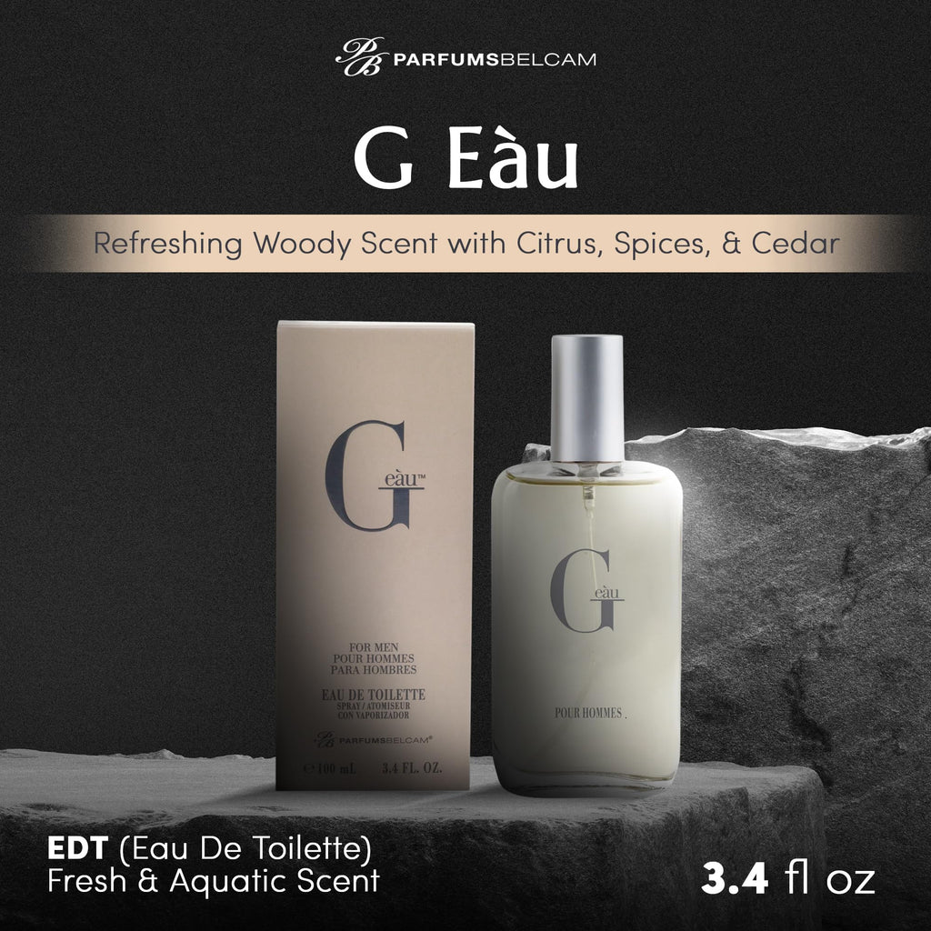Eau de Toilette Perfume Spray for Men 3.4 Fl Oz Woody Citrus K45389