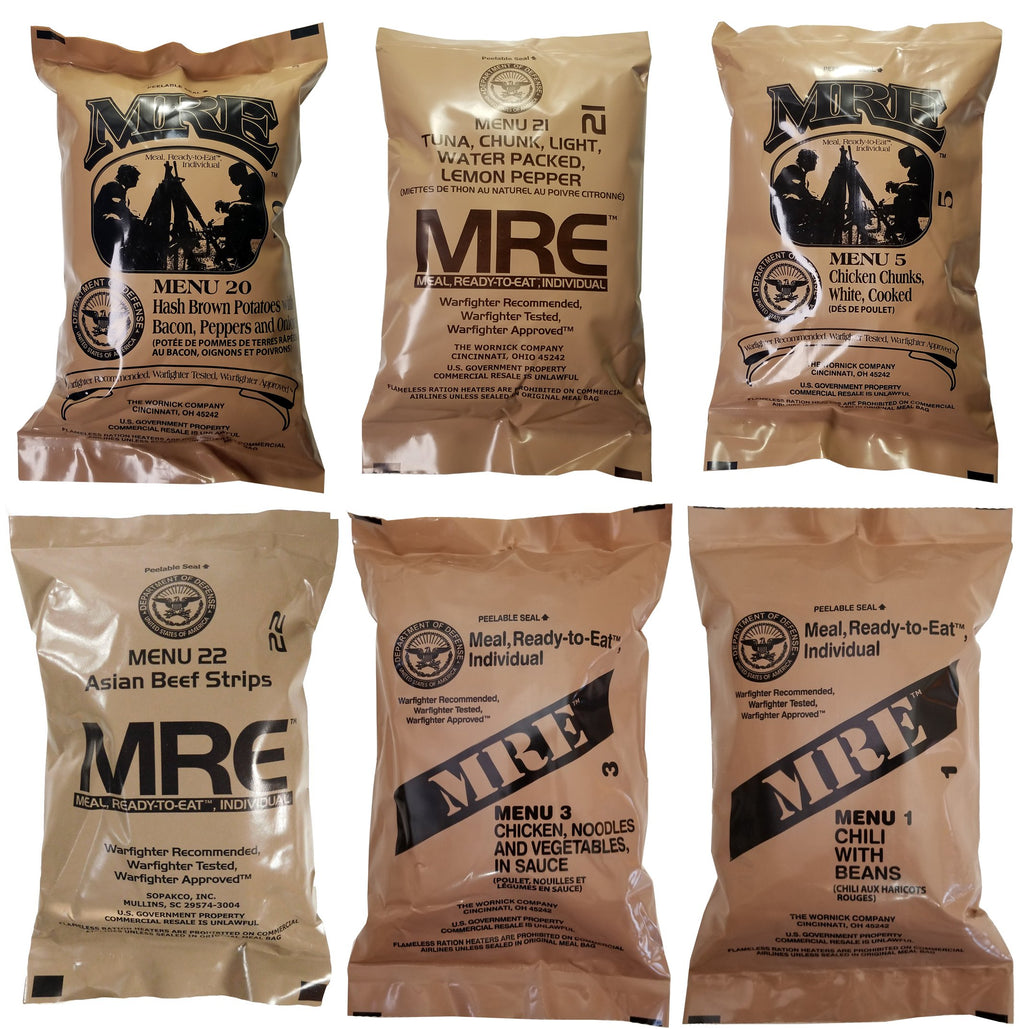 6-Pack Meal-Ready-to-Eat MRE J9245