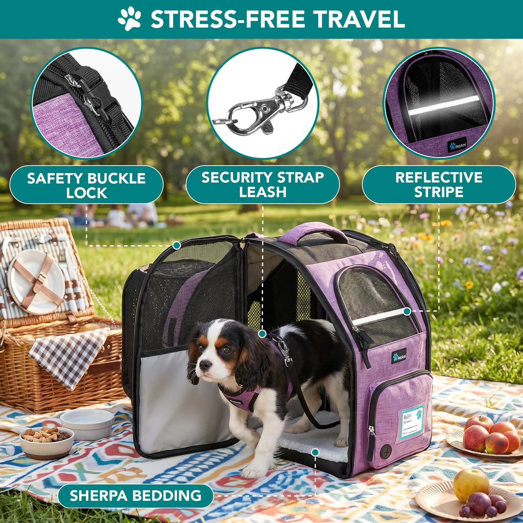 Expandable Dog Cat Backpack Carrier G7525