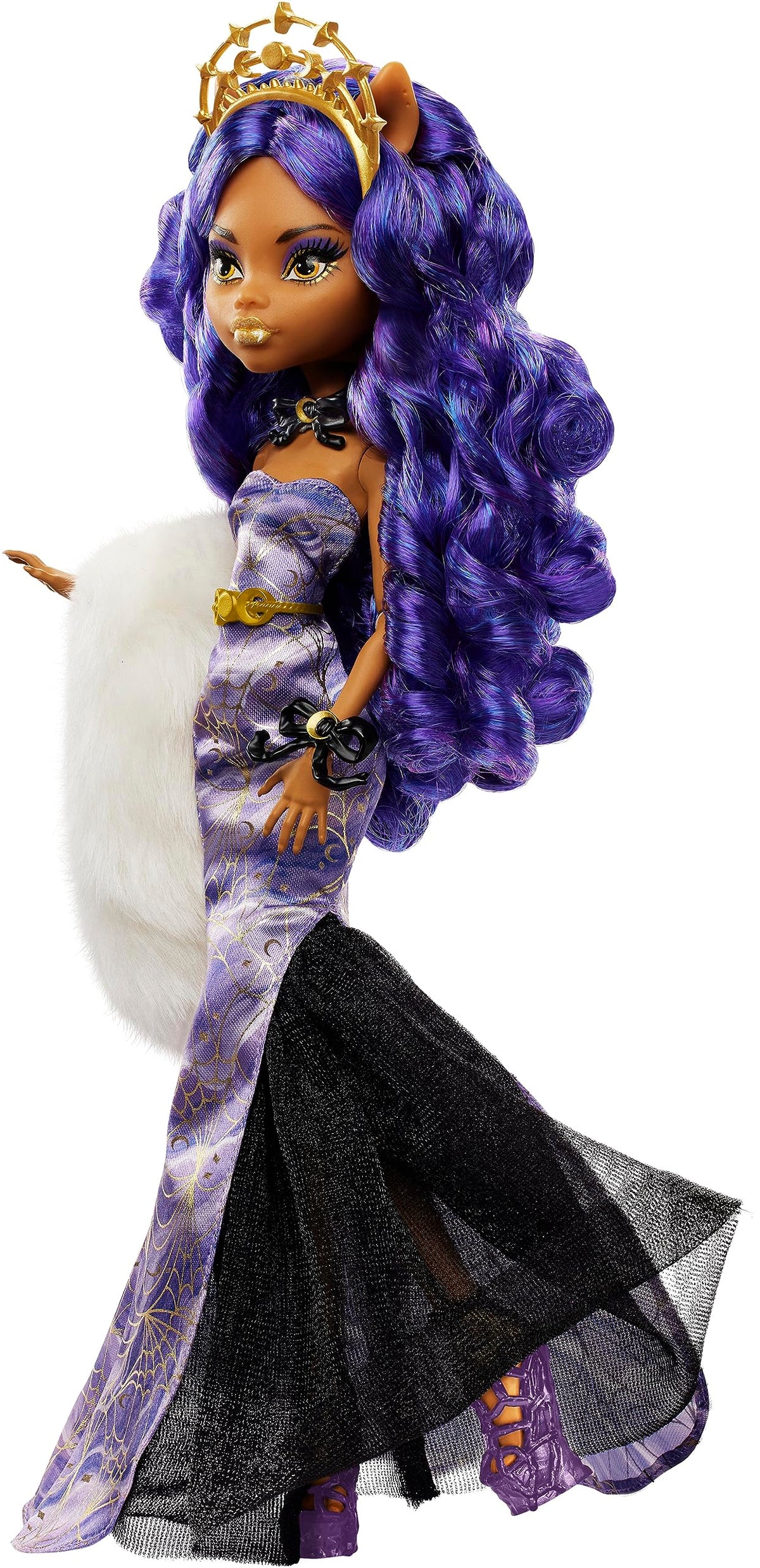 Winter Edition Doll in ICY Lavender Gown with Furry Boa & Accessories D448305